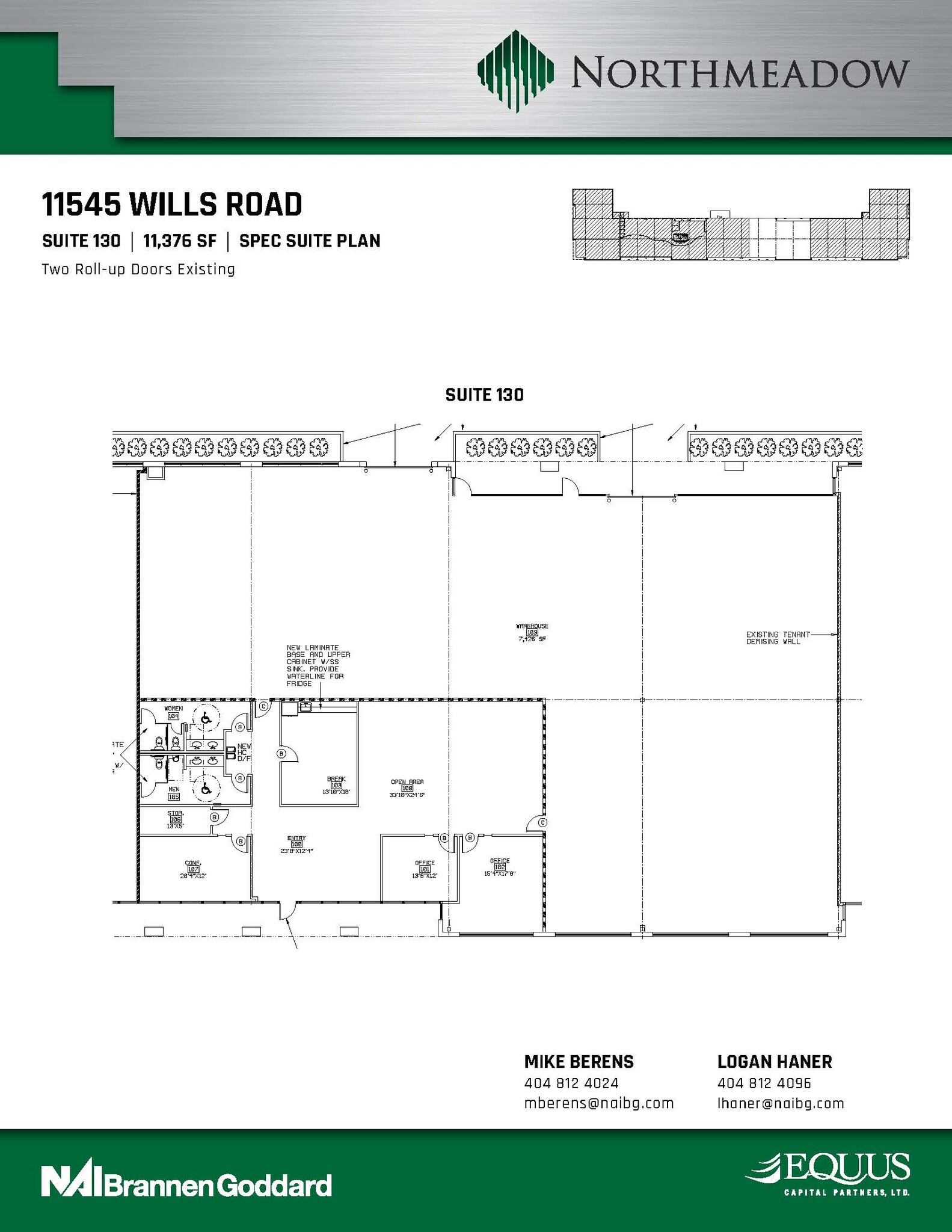 11545 Wills Rd, Alpharetta, GA for lease Floor Plan- Image 1 of 1