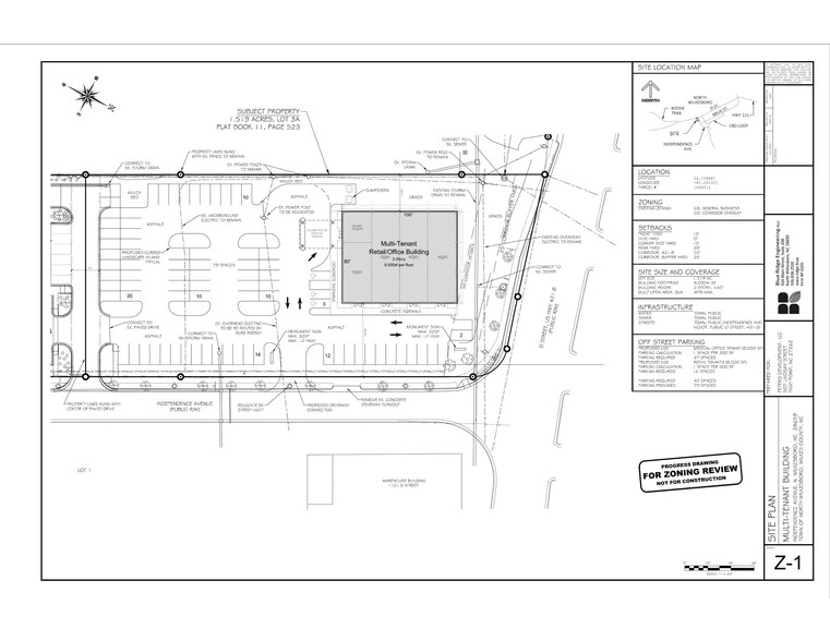 1103 D St, North Wilkesboro, NC for lease - Floor Plan - Image 2 of 5