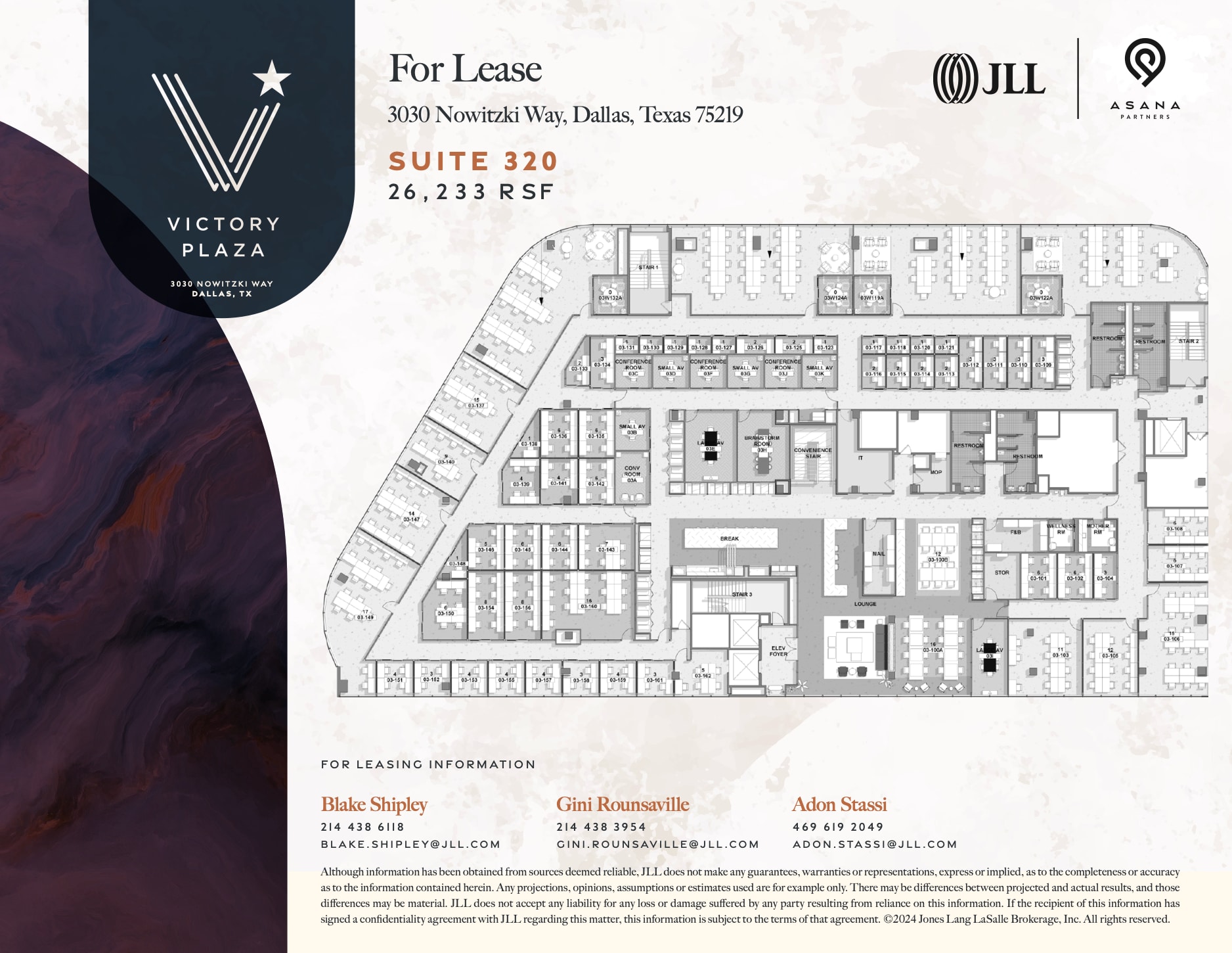 3030 Nowitzki Way, Dallas, TX for lease Floor Plan- Image 1 of 1