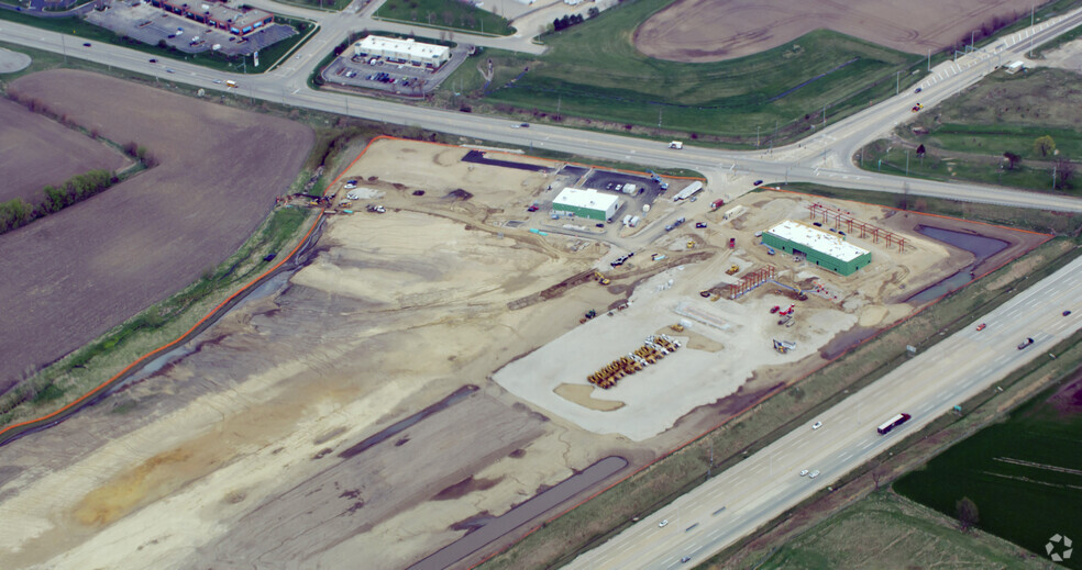 I-90 and Genoa Rd, Belvidere, IL for lease - Aerial - Image 3 of 4