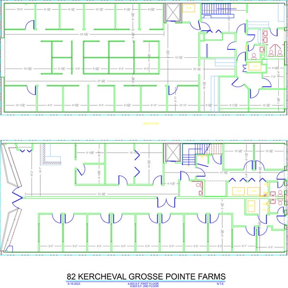 80-82 Kercheval Ave, Grosse Pointe Farms, MI for lease - Floor Plan - Image 2 of 9