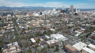 1041 Ogden St, Denver, CO - aerial  map view