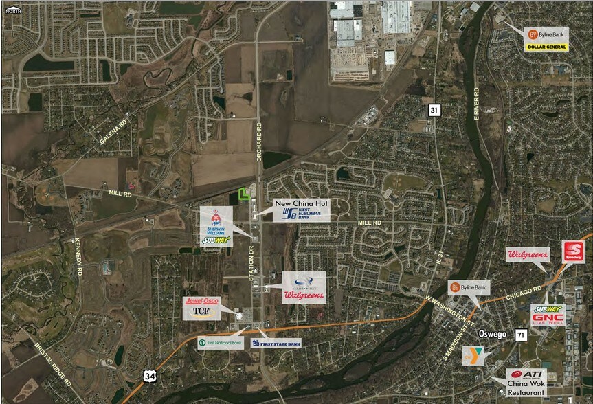 West Side Of Orchard Rd, North Mill Rd, Oswego, IL 60543