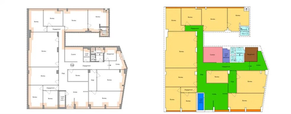 Retail in Levallois-Perret for lease - Floor Plan - Image 1 of 2