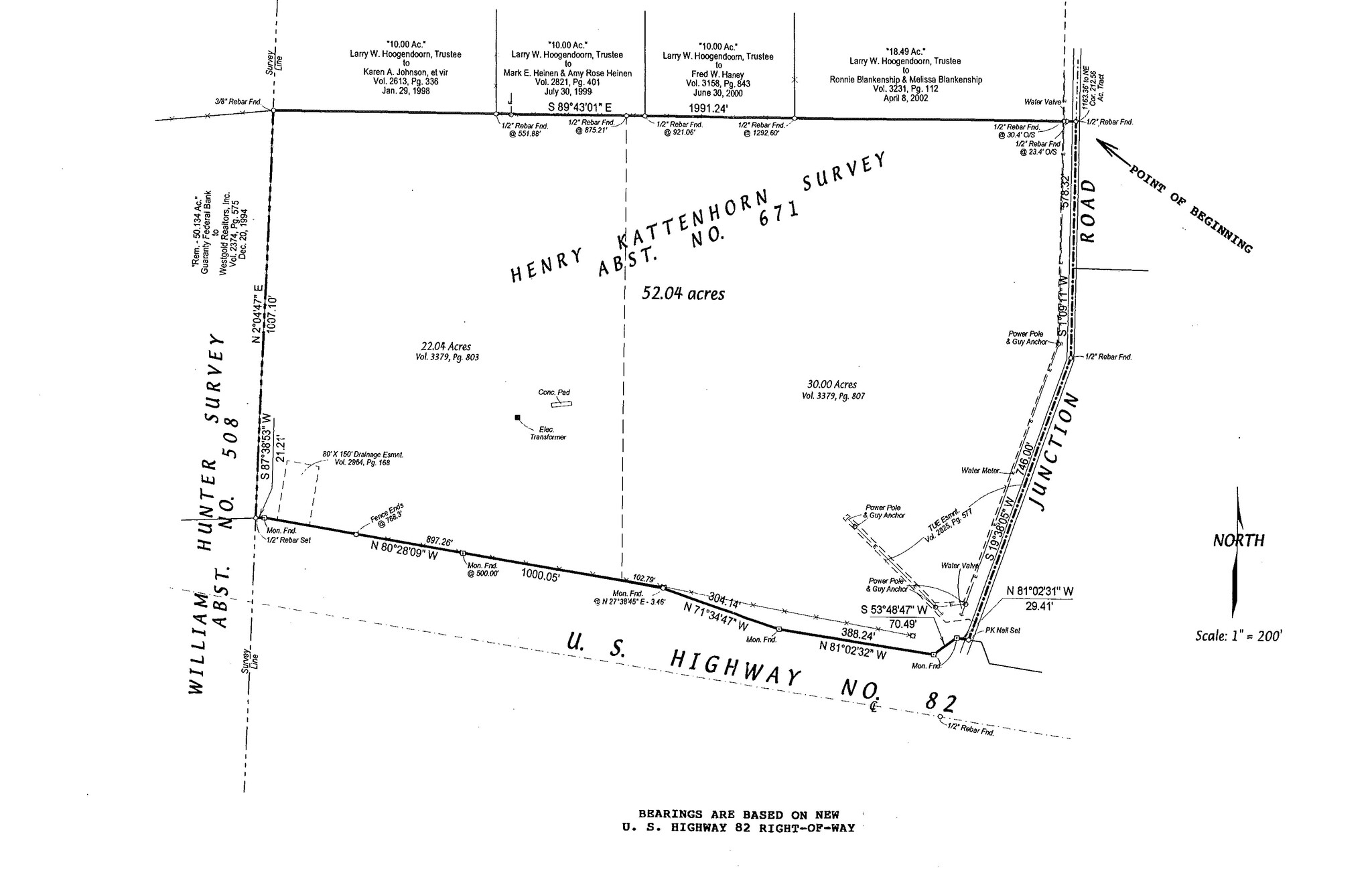 10811 US Highway 82, Sherman, TX for sale Plat Map- Image 1 of 2