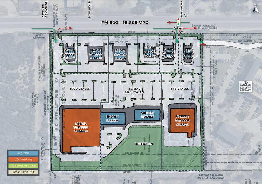 340 Ranch Rd 620 Rnch, Lakeway, TX for lease - Site Plan - Image 2 of 3