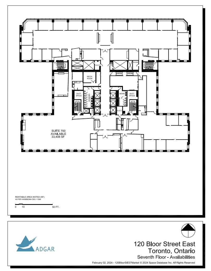 120 Bloor St E, Toronto, ON for lease Floor Plan- Image 1 of 1