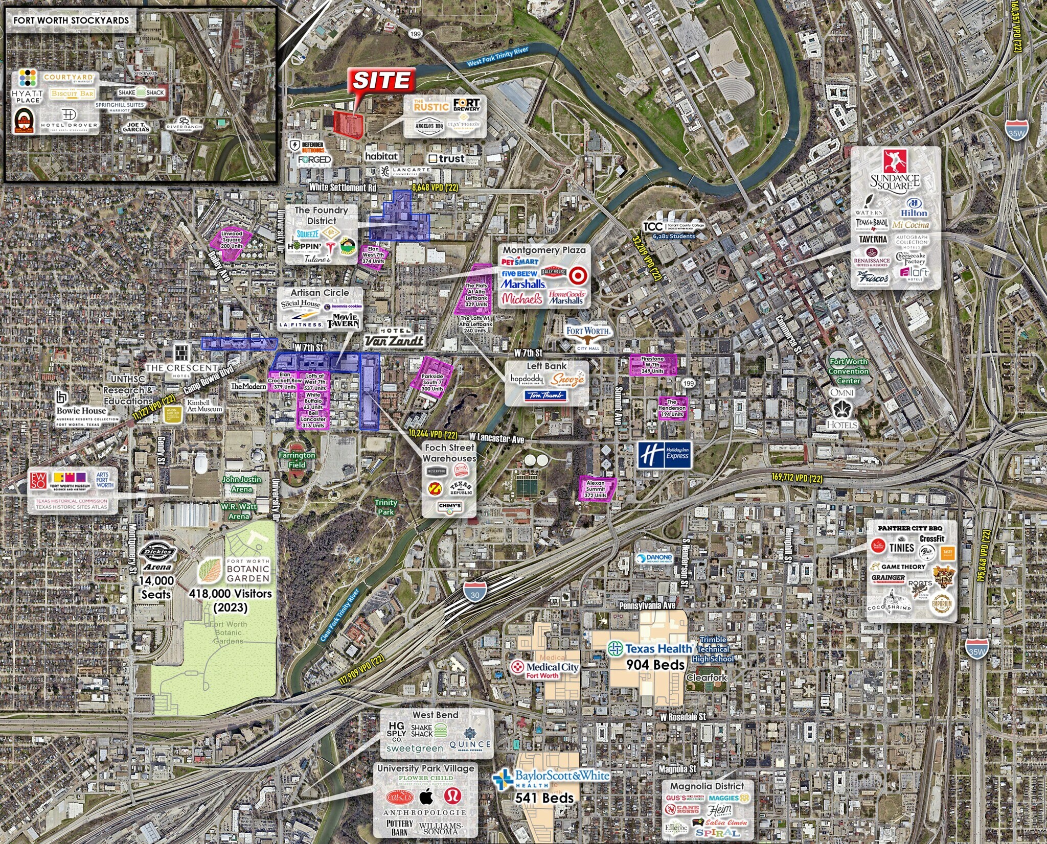 2800 Cullen St, Fort Worth, TX for lease Site Plan- Image 1 of 4