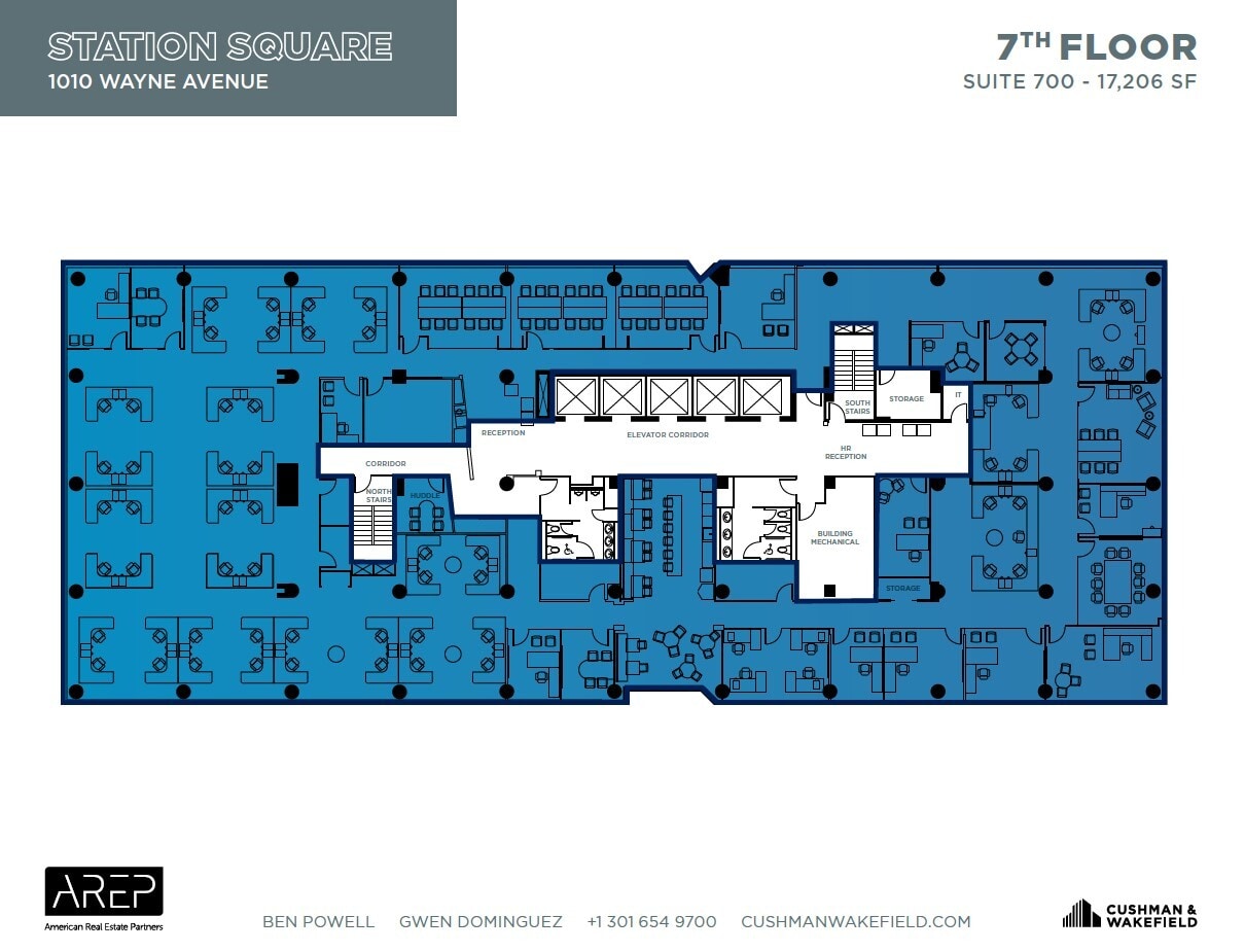 1100 Wayne Ave, Silver Spring, MD for lease Floor Plan- Image 1 of 1