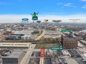 820-822 W Baltimore Ave, Detroit, MI for sale - Aerial - Image 2 of 6