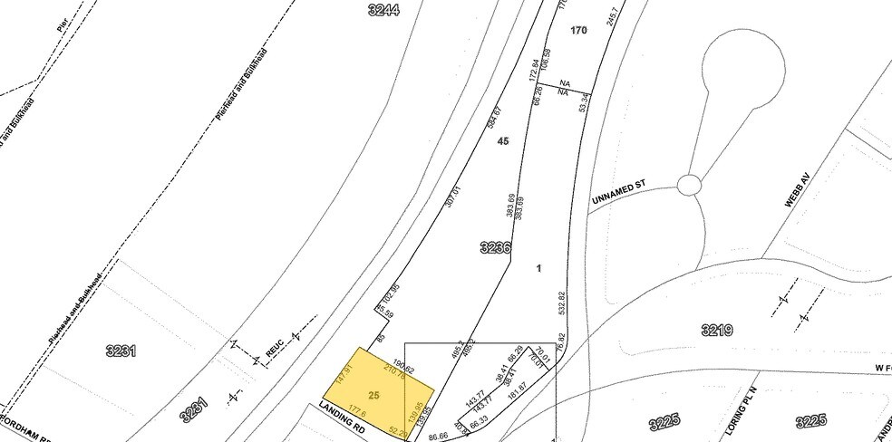 233 Landing Rd, Bronx, NY for sale - Plat Map - Image 1 of 1