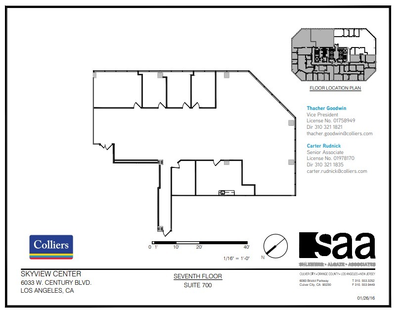 6033 W Century Blvd, Los Angeles, CA for lease Floor Plan- Image 1 of 1