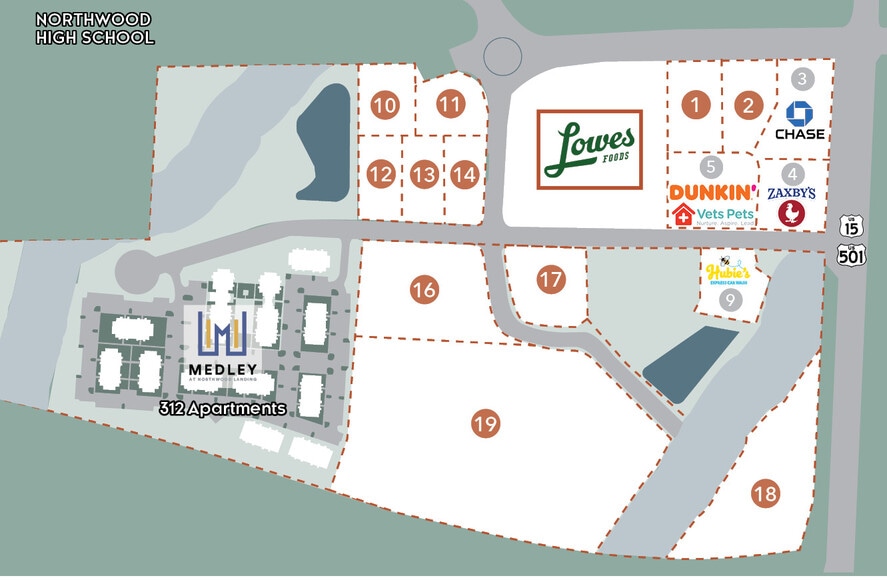 0 Northwood High School Rd, Pittsboro, NC for sale - Site Plan - Image 2 of 2