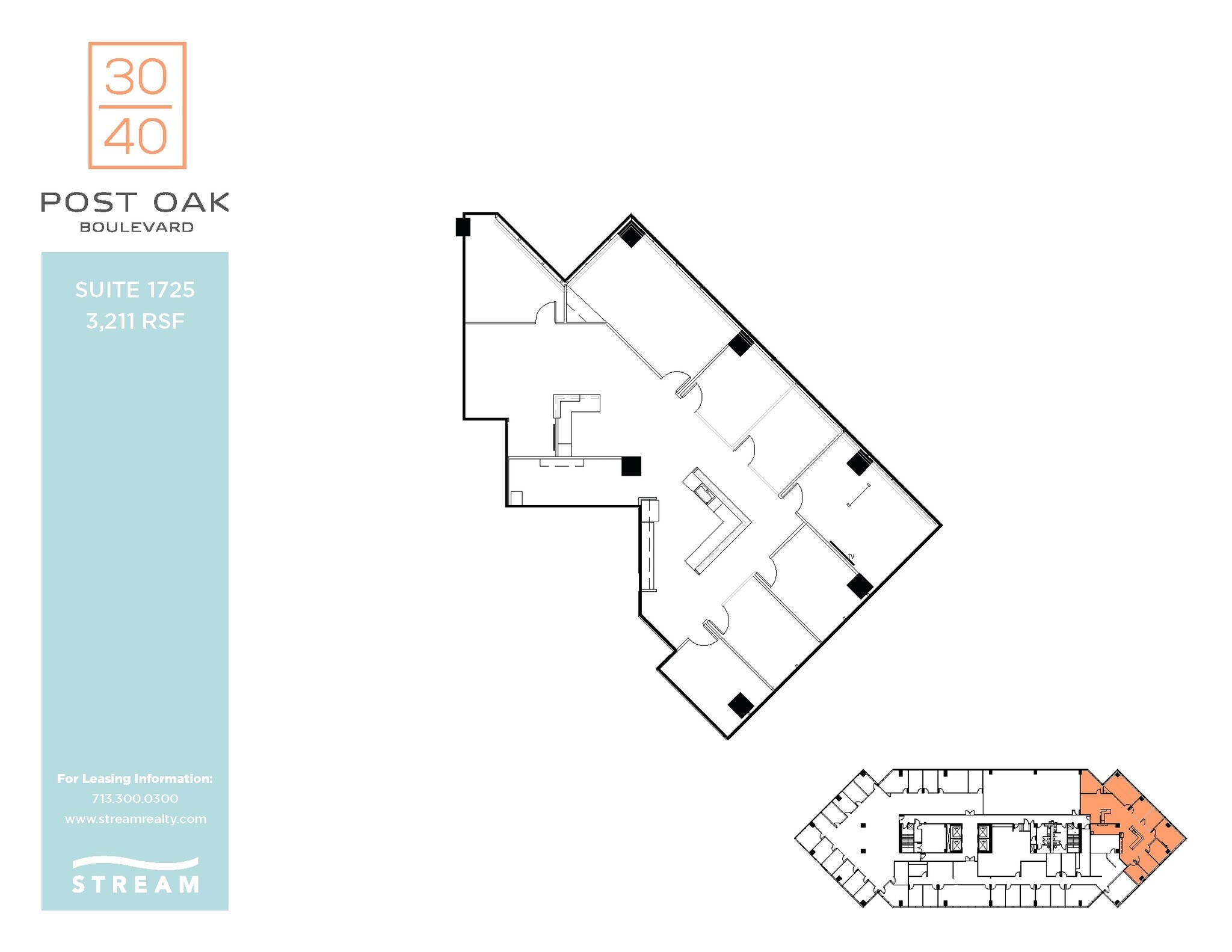 3040 Post Oak Blvd, Houston, TX for lease Floor Plan- Image 1 of 1