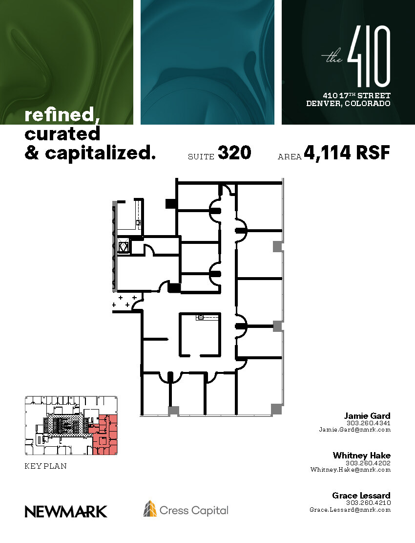 410 17th St, Denver, CO for lease Floor Plan- Image 1 of 1