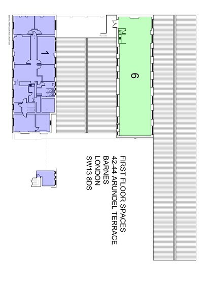 42-44 Arundel Ter, London for lease - Site Plan - Image 2 of 6