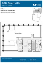 200 Granville St, Vancouver, BC for lease Floor Plan- Image 1 of 1