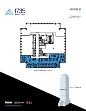 1735 Market St, Philadelphia, PA for lease Floor Plan- Image 1 of 2