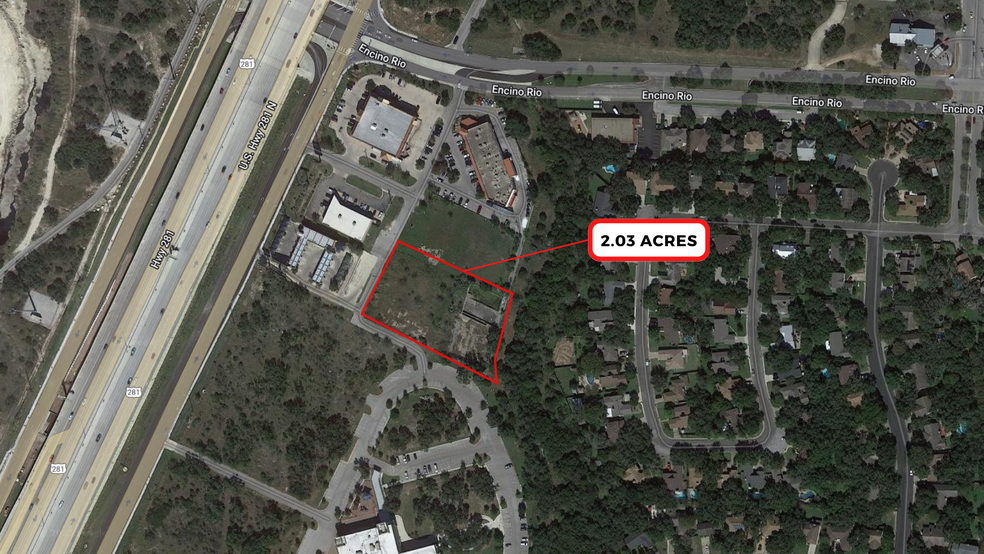 SE Corner Hwy 281 N at Encino Rio N, San Antonio, TX for sale - Aerial - Image 1 of 1