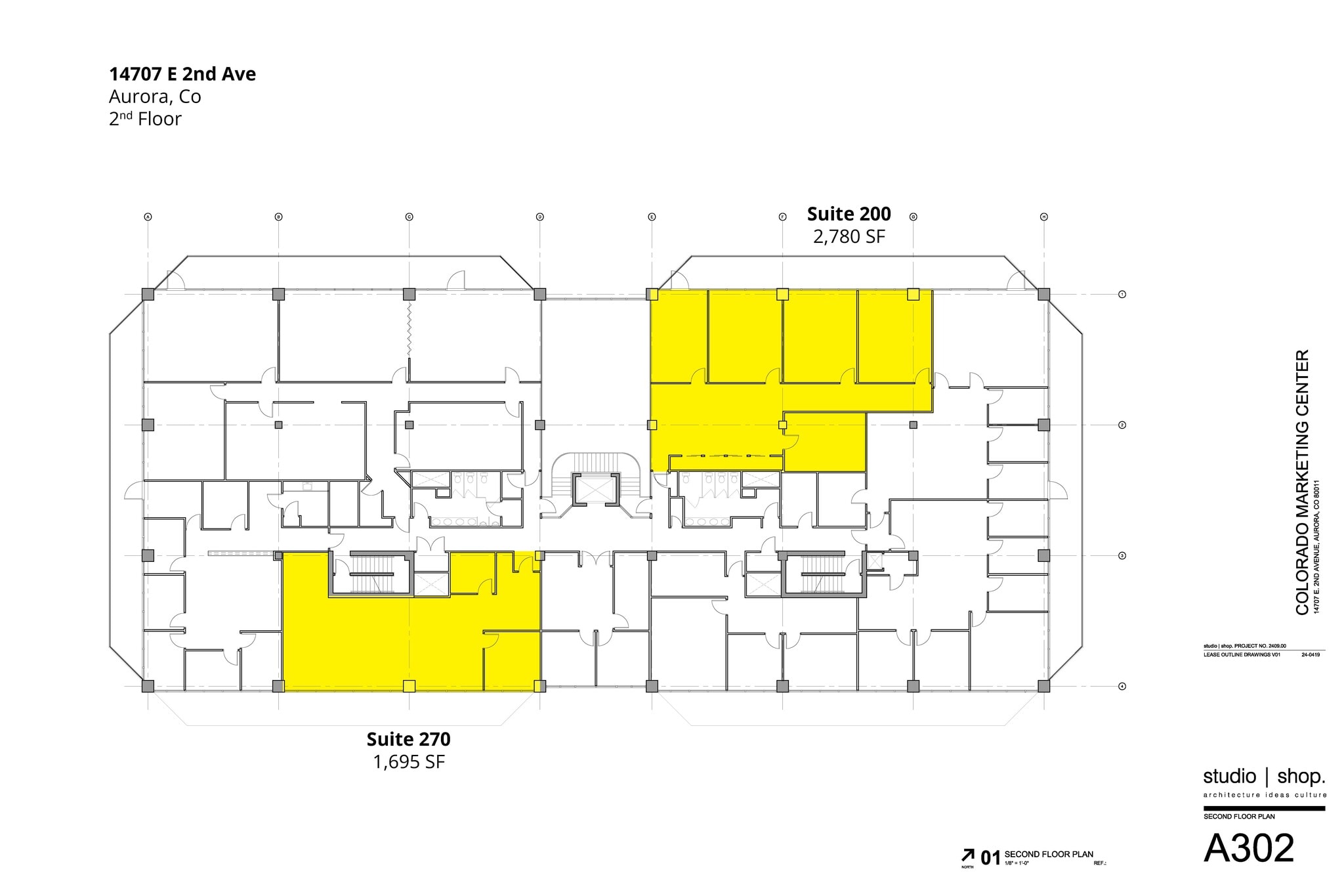 14707 E 2nd Ave, Aurora, CO for lease Floor Plan- Image 1 of 1
