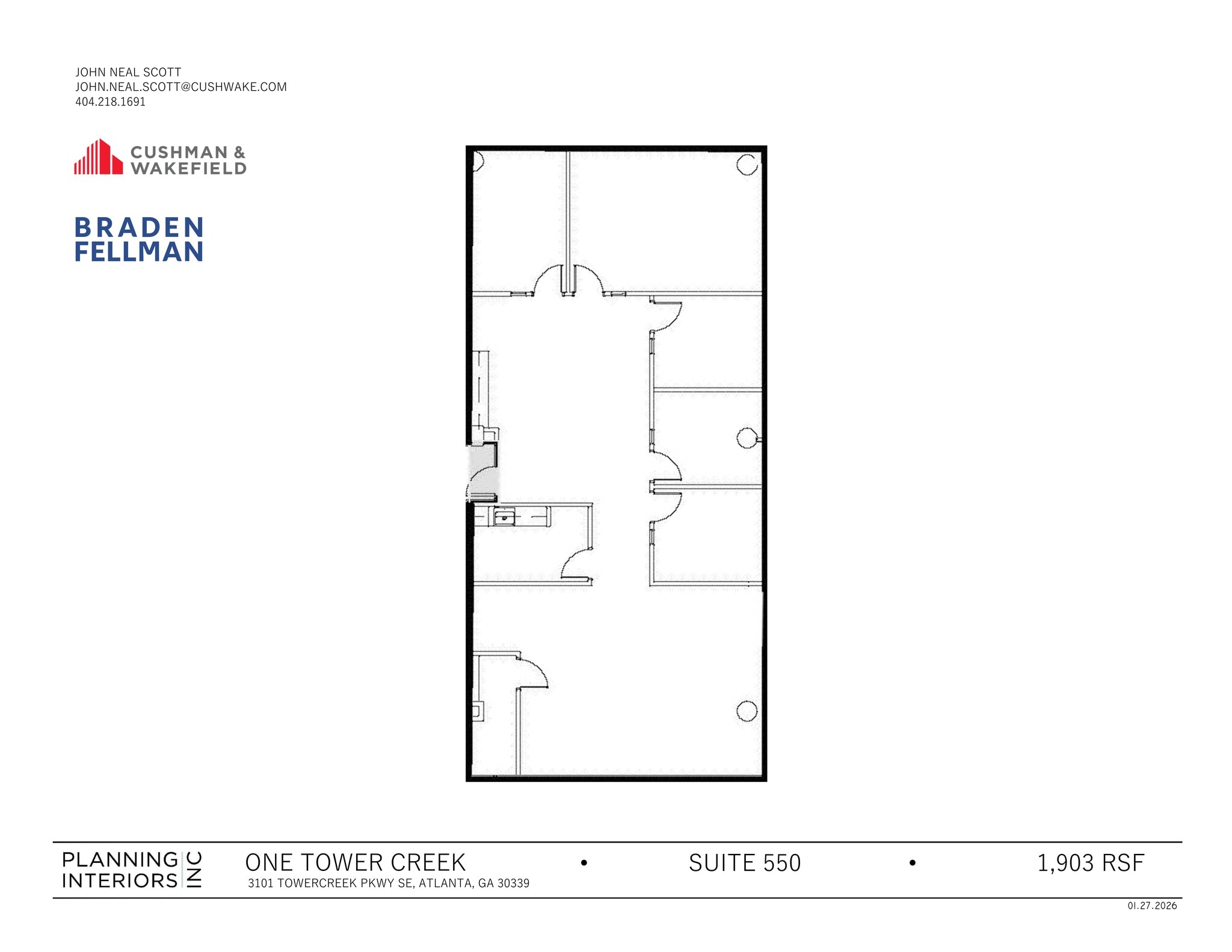 3101 Towercreek Pkwy SE, Atlanta, GA for lease Site Plan- Image 1 of 1
