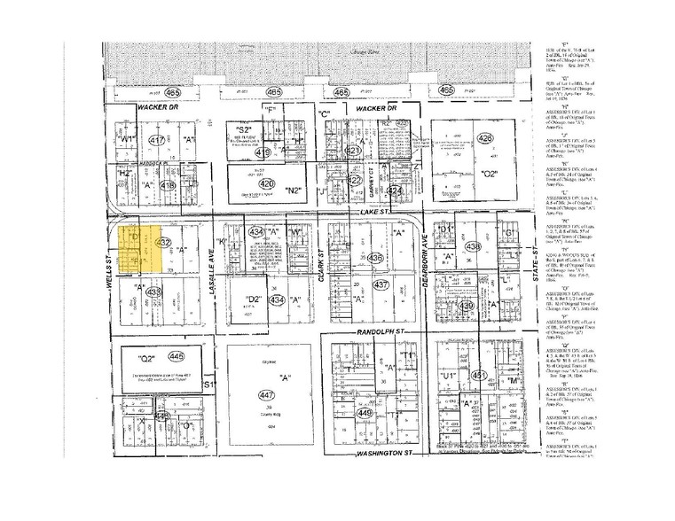 171-177 N Wells St, Chicago, IL for lease - Plat Map - Image 2 of 2