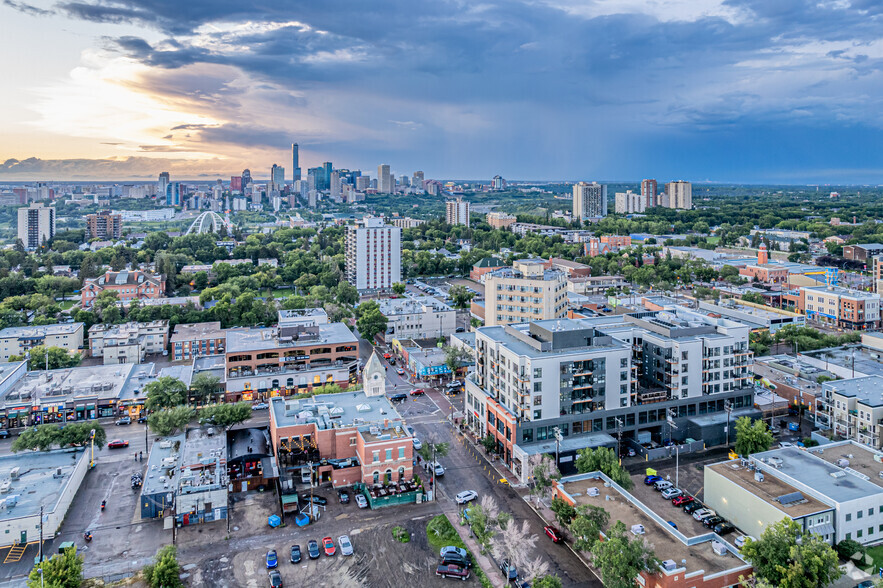 8155 105 St NW, Edmonton, AB for lease - Aerial - Image 3 of 3