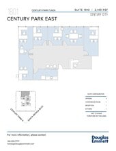 1801 Century Park E, Los Angeles, CA for lease Floor Plan- Image 2 of 2