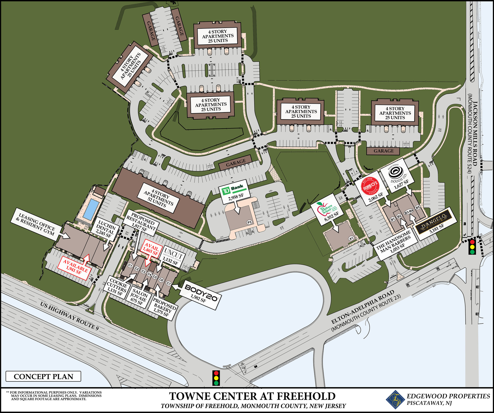 3300 US Highway 9, Freehold, NJ for lease Site Plan- Image 1 of 1