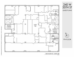 240 W 35th St, New York, NY for lease Floor Plan- Image 1 of 2