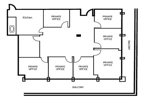 1200 Prospect St, La Jolla, CA for lease Floor Plan- Image 1 of 1