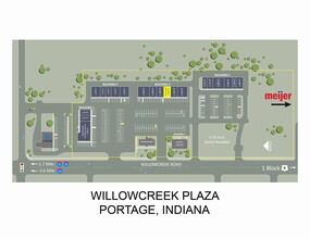 3283-3369 Willowcreek Rd, Portage, IN for lease Site Plan- Image 1 of 1