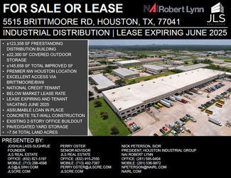 More details for 5515 Brittmoore Rd, Houston, TX - Industrial for Sale