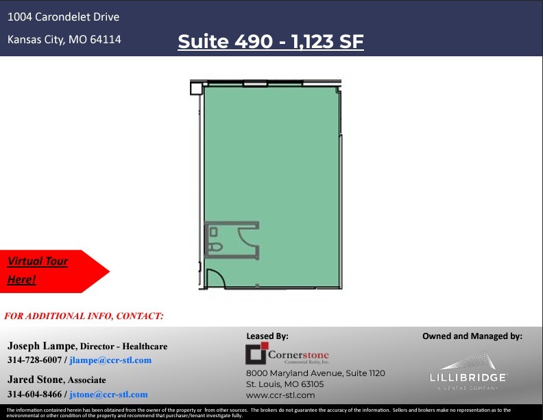 1004 Carondelet Dr, Kansas City, MO for lease Floor Plan- Image 1 of 1