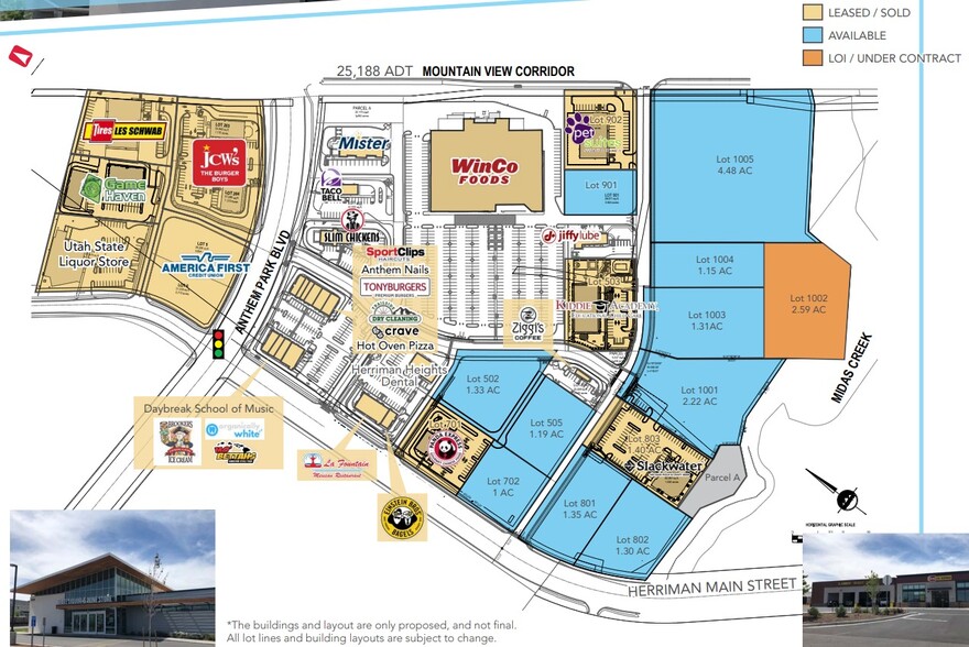 Mountain View Corridor, Herriman, UT for lease - Site Plan - Image 2 of 2