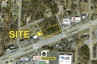 1864 W Wade Hampton Blvd, Greer, SC - AERIAL  map view