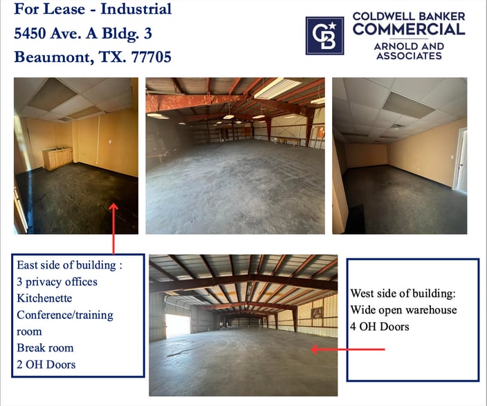 5450 Ave A. Bldg. 3, Beaumont, TX for lease - Building Photo - Image 2 of 3