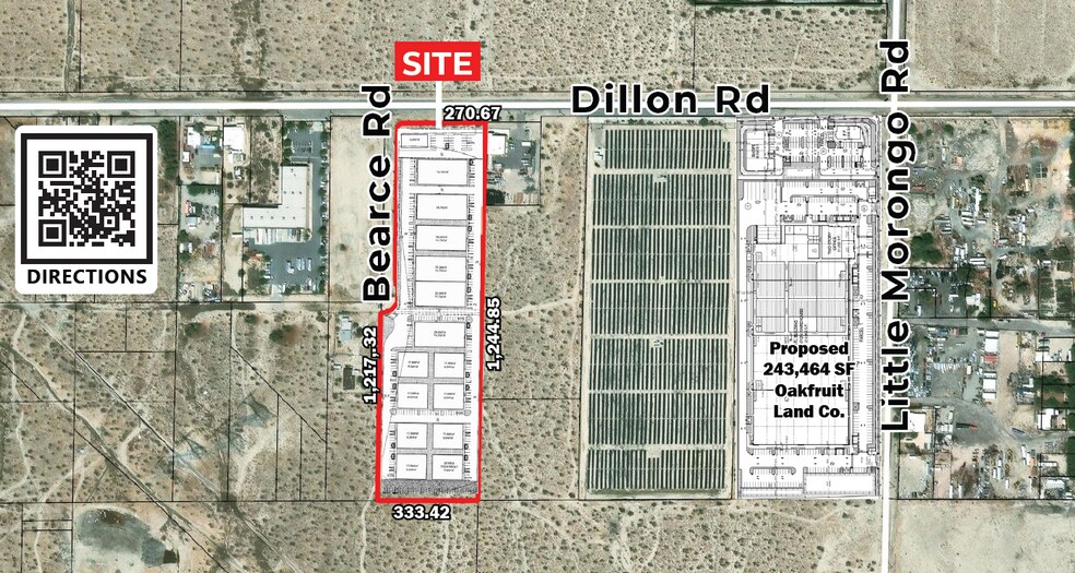 Dillon Rd, Desert Hot Springs, CA for sale - Site Plan - Image 2 of 3