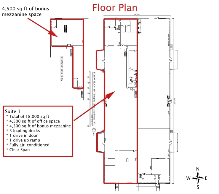 8447-8475 Murphy Dr, Middleton, WI for sale Floor Plan- Image 1 of 1
