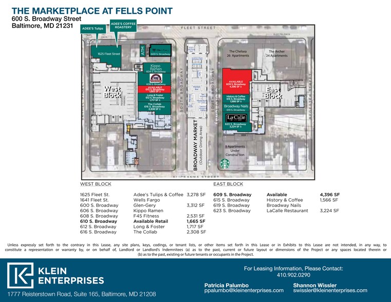 600-604 S Broadway, Baltimore, MD for lease - Site Plan - Image 3 of 15