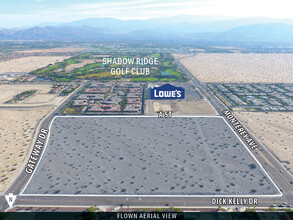 Monterey Ave, Palm Desert, CA - aerial  map view