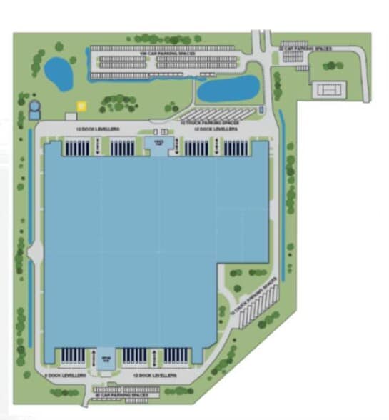 Office in Allonne for lease - Site Plan - Image 3 of 5