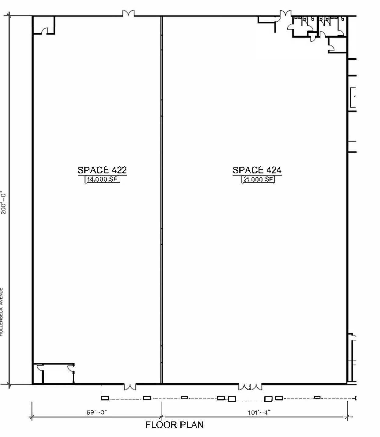 420-1444 Arrow Hwy, Covina, CA for lease Floor Plan- Image 1 of 1