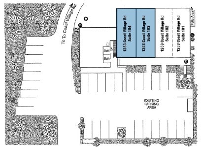 1253 Coast Village Rd, Montecito, CA for sale Site Plan- Image 1 of 1