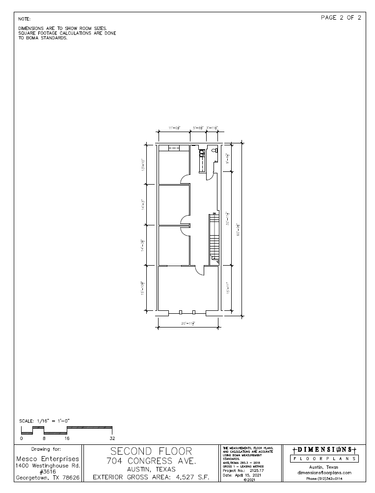 704 Congress Ave, Austin, TX for lease Floor Plan- Image 1 of 1