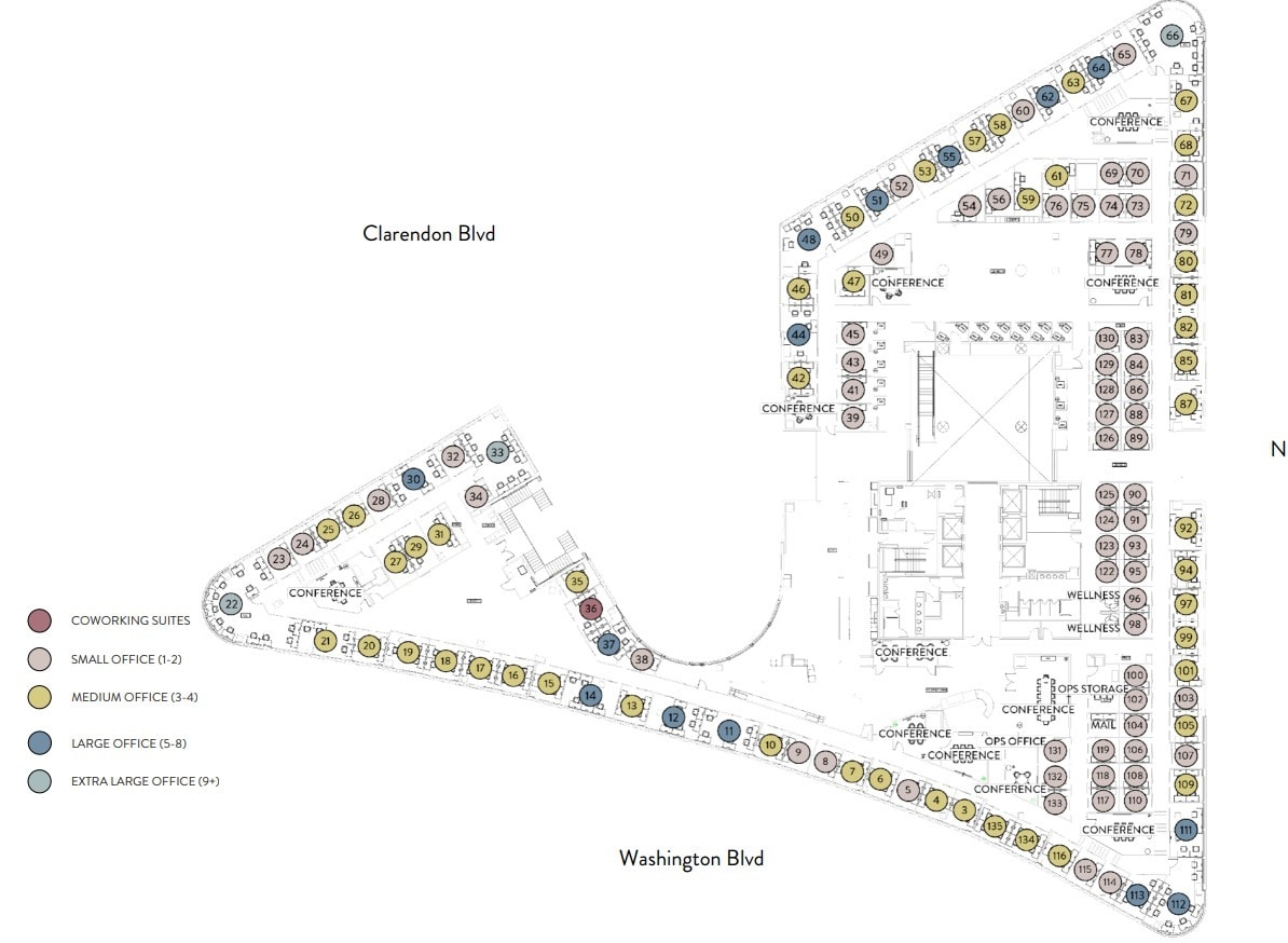 3100 Clarendon Blvd, Arlington, VA for lease Floor Plan- Image 1 of 1