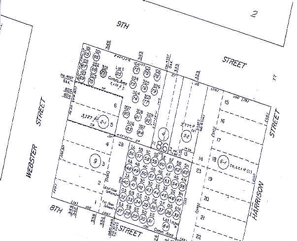 343-345 9th St, Oakland, CA for sale - Plat Map - Image 1 of 9