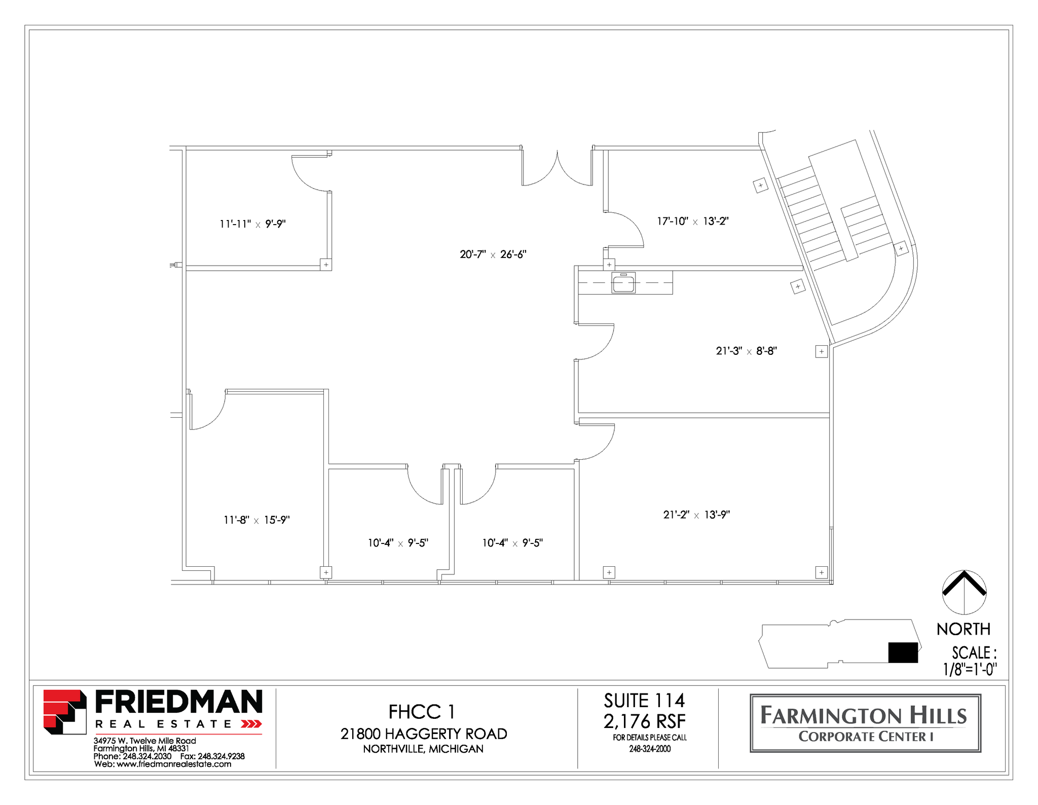 21800 Haggerty Rd, Northville, MI for lease Floor Plan- Image 1 of 1