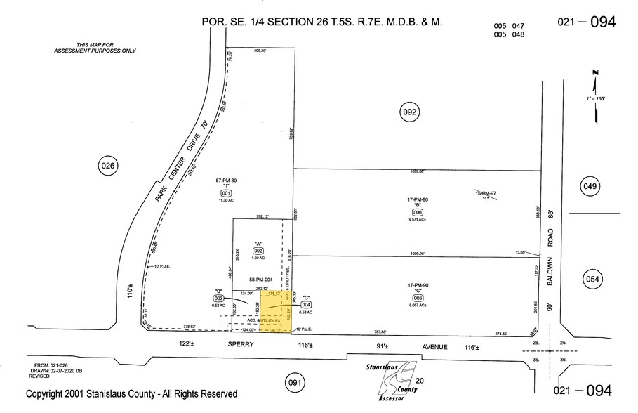 2145 Sperry Ave, Patterson, CA for sale - Plat Map - Image 2 of 12