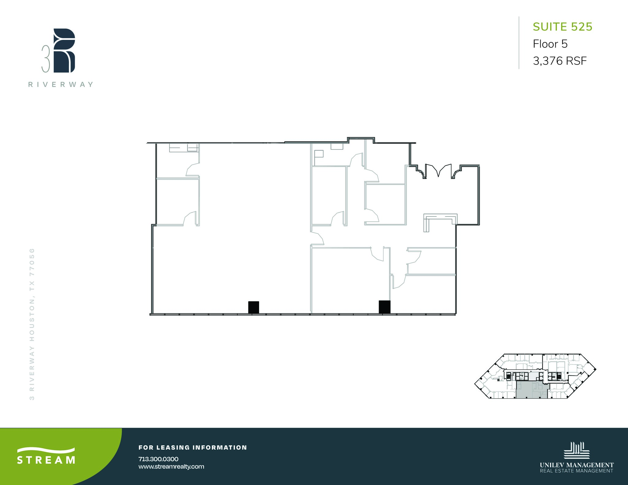 3 Riverway, Houston, TX for lease Floor Plan- Image 1 of 1